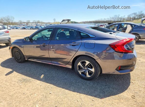 2HGFC2F61KH569500 2019 HONDA CIVIC Gray უკანა მარცხენა