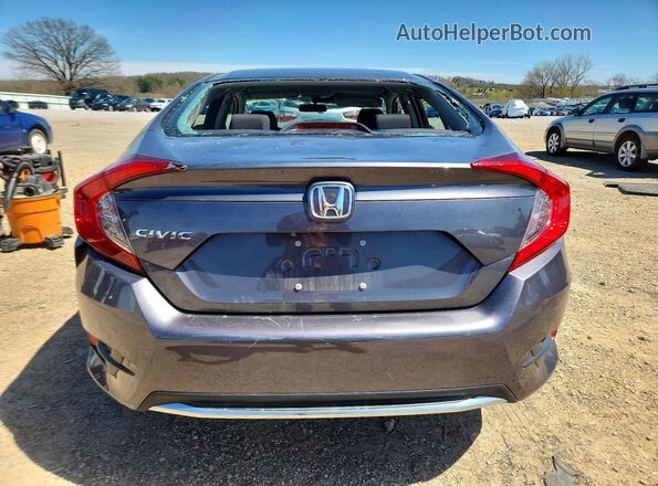 2HGFC2F61KH569500 2019 HONDA CIVIC Gray უკანა ხედი