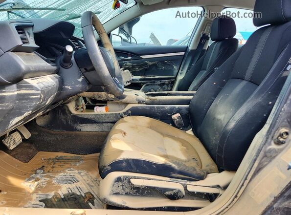 2HGFC2F61LH538913 2020 HONDA CIVIC Gray წინა სალონის ხედი