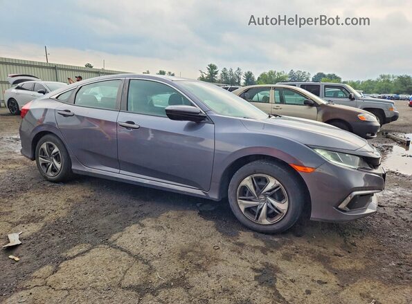 2HGFC2F61LH566713 2020 HONDA CIVIC Gray Передня права чверть
