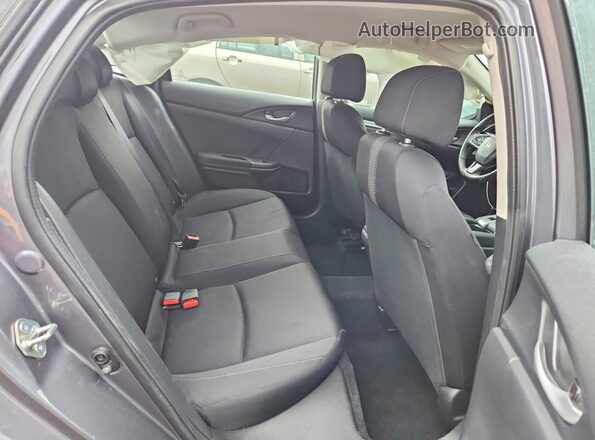 2HGFC2F61LH566713 2020 HONDA CIVIC Gray Вид задніх сидінь