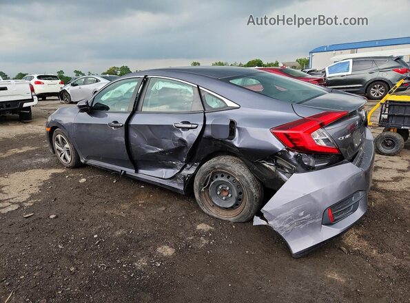 2HGFC2F61LH566713 2020 HONDA CIVIC Gray Задня ліва чверть