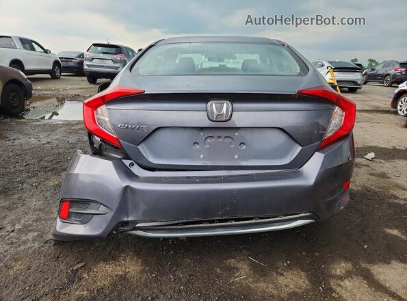 2HGFC2F61LH566713 2020 HONDA CIVIC Gray Вид ззаду