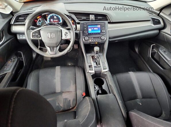 2HGFC2F61LH566713 2020 HONDA CIVIC Gray Вид панелі приладів
