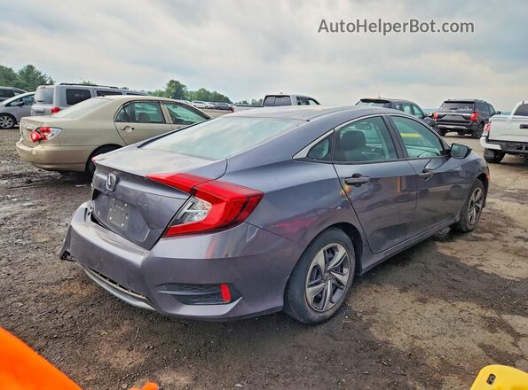 2HGFC2F61LH566713 2020 HONDA CIVIC Gray Задня права чверть