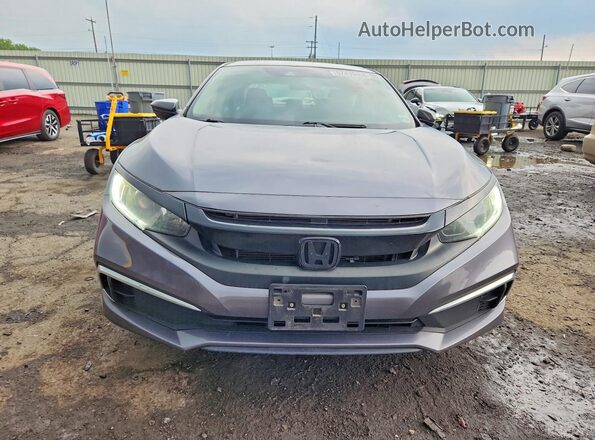 2HGFC2F61LH566713 2020 HONDA CIVIC Gray Вид спереду