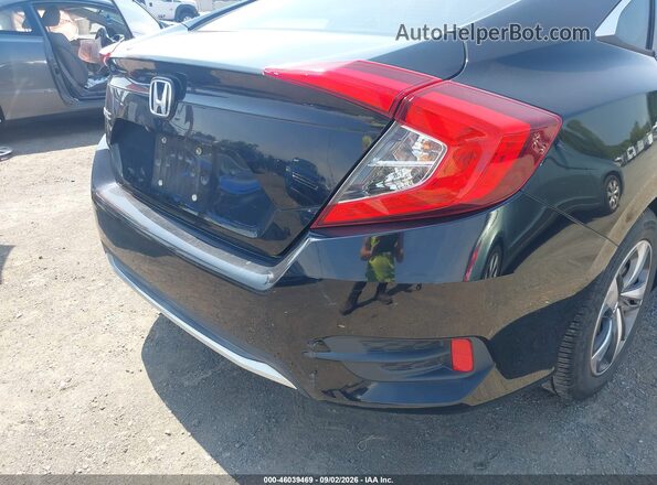 2HGFC2F62KH516112 2019 HONDA CIVIC Black წინა ხედი