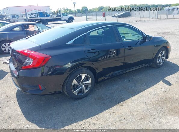 2HGFC2F62KH516112 2019 HONDA CIVIC Black უკანა მარჯვენა