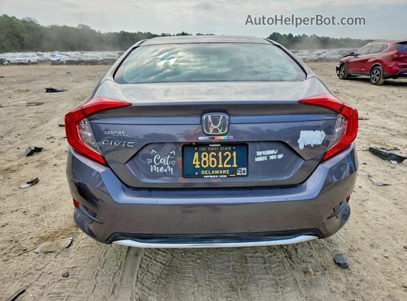 2HGFC2F63KH570616 2019 HONDA CIVIC Gray Vista trasera