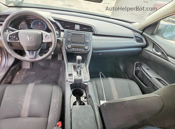 2HGFC2F63KH570616 2019 HONDA CIVIC Gray Vista del salpicadero