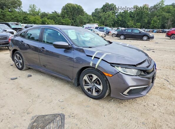 2HGFC2F63KH570616 2019 HONDA CIVIC Gray Delantero derecho