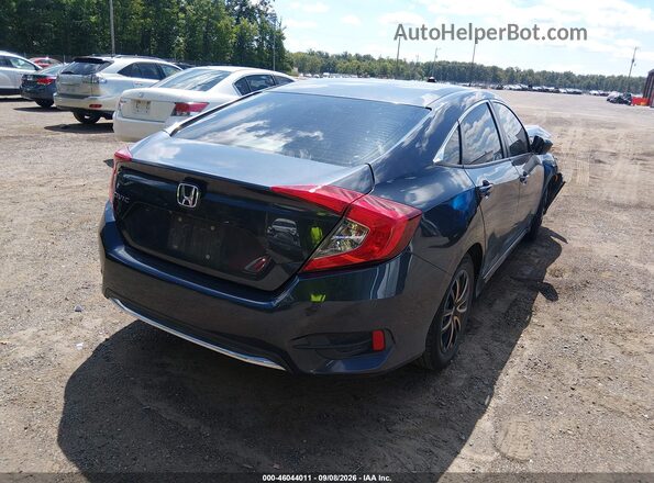 2HGFC2F64KH502034 2019 HONDA CIVIC Dark Blue Tył prawy