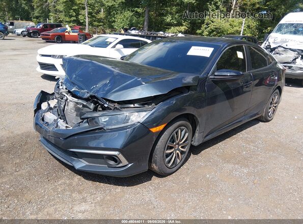 2HGFC2F64KH502034 2019 HONDA CIVIC Dark Blue Przód lewy