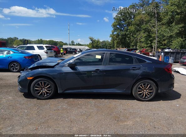2HGFC2F64KH502034 2019 HONDA CIVIC Dark Blue Widok wnętrza 360 stopni