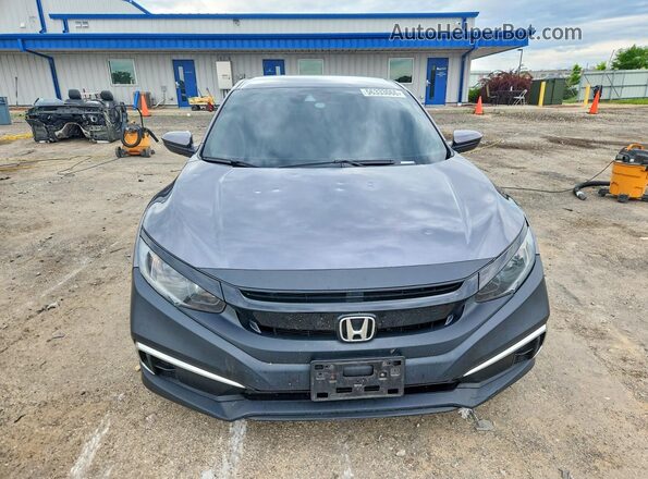 2HGFC2F64KH561312 2019 HONDA CIVIC Gray Widok z przodu