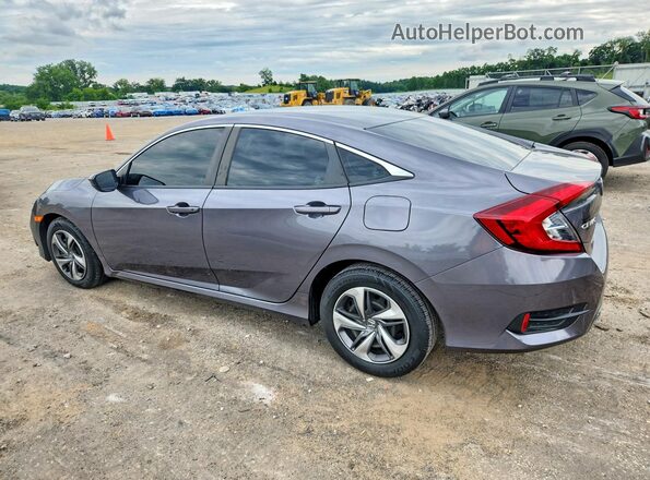2HGFC2F64KH561312 2019 HONDA CIVIC Gray Tył lewy