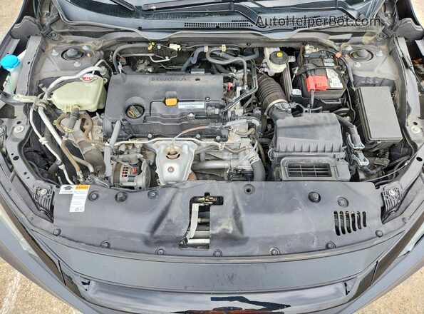 2HGFC2F64KH561312 2019 HONDA CIVIC Gray Widok wnętrza z tyłu