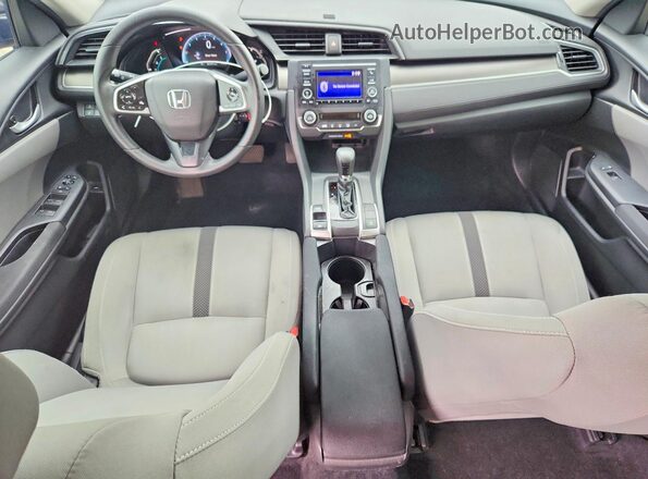 2HGFC2F64KH561312 2019 HONDA CIVIC Gray Widok deski rozdzielczej