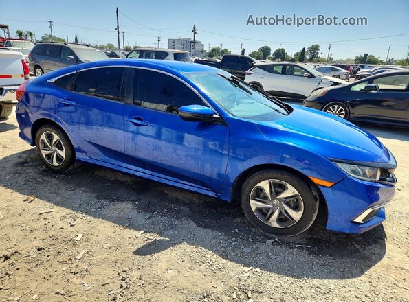 2HGFC2F64LH578600 2020 HONDA CIVIC Blue Передня права чверть