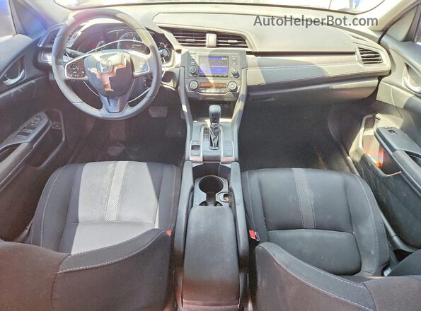2HGFC2F64LH578600 2020 HONDA CIVIC Blue Вид панелі приладів