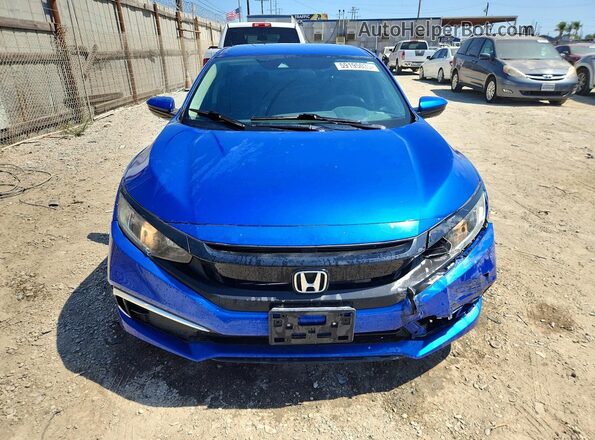 2HGFC2F64LH578600 2020 HONDA CIVIC Blue Вид спереду