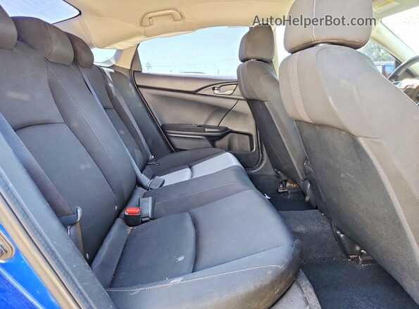 2HGFC2F64LH578600 2020 HONDA CIVIC Blue Вид задніх сидінь