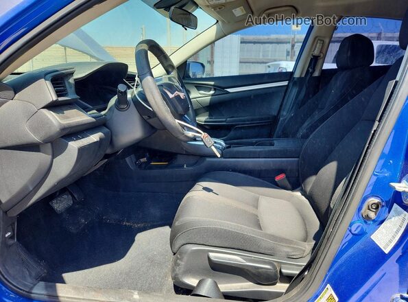 2HGFC2F64LH578600 2020 HONDA CIVIC Blue Вид салону спереду