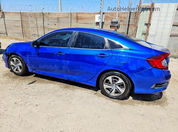 2HGFC2F64LH578600 2020 HONDA CIVIC Blue Задня ліва чверть