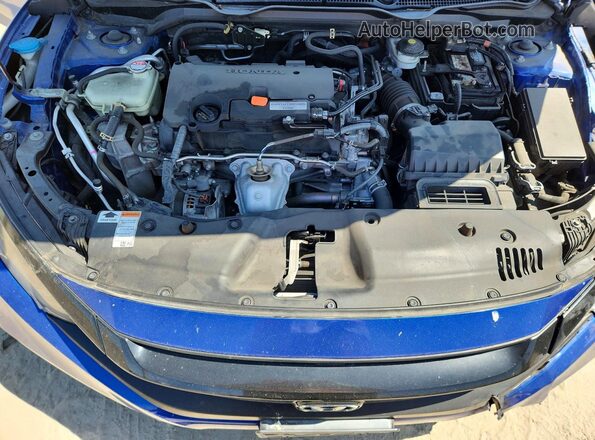 2HGFC2F64LH578600 2020 HONDA CIVIC Blue Вид задньої частини салону