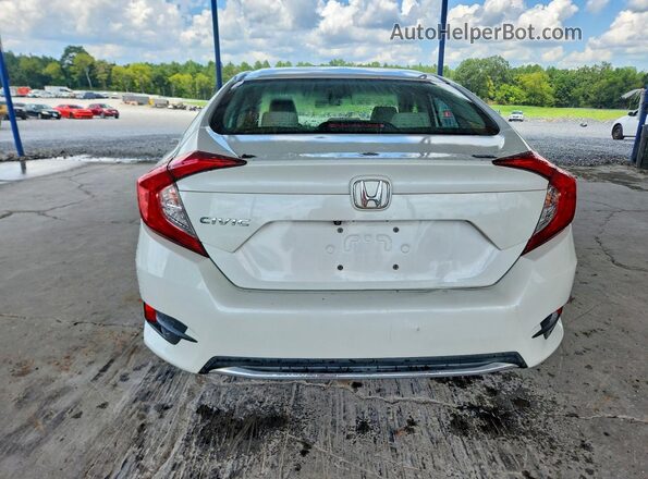 2HGFC2F65LH507583 2020 HONDA CIVIC White Вид ззаду