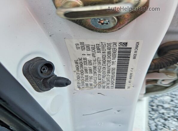 2HGFC2F65LH507583 2020 HONDA CIVIC White Вид підкапотного простору