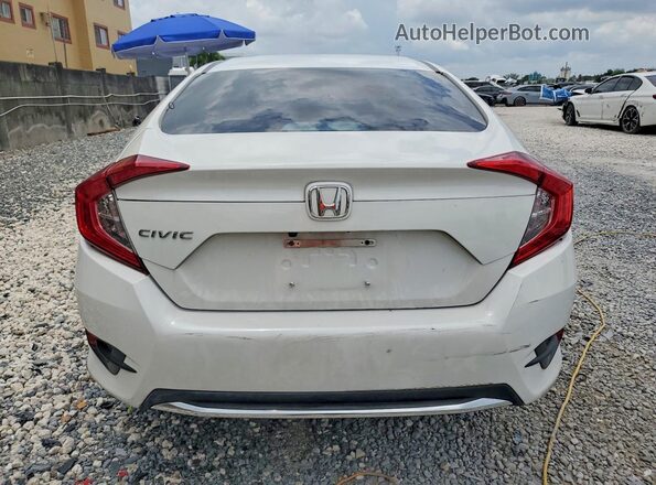2HGFC2F65LH562812 2020 HONDA CIVIC White უკანა ხედი