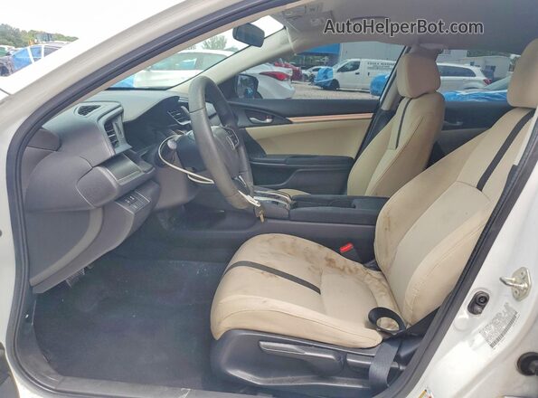 2HGFC2F65LH562812 2020 HONDA CIVIC White წინა სალონის ხედი