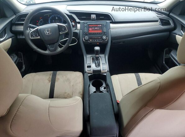 2HGFC2F65LH562812 2020 HONDA CIVIC White წინა პანელის ხედი