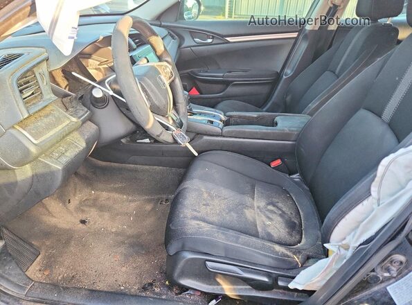 2HGFC2F65MH522912 2021 HONDA CIVIC Black Widok wnętrza z przodu