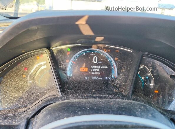 2HGFC2F65MH522912 2021 HONDA CIVIC Black Widok zestawu wskaźników