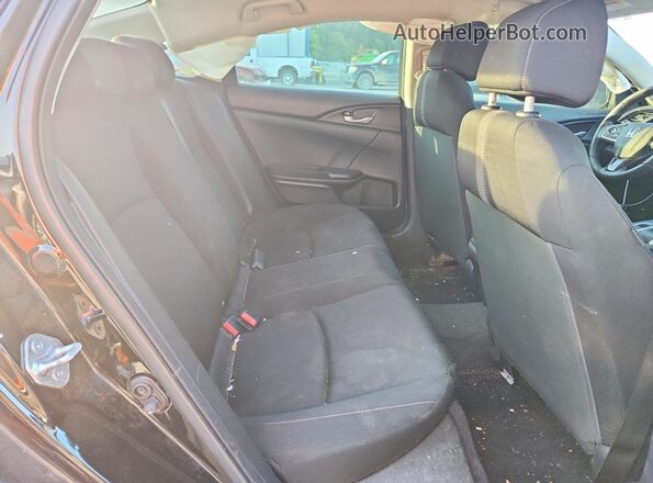 2HGFC2F65MH522912 2021 HONDA CIVIC Black Widok tylnych siedzeń