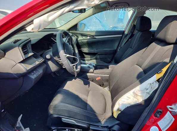 2HGFC2F65MH553318 2021 HONDA CIVIC Красный Вид салона спереди