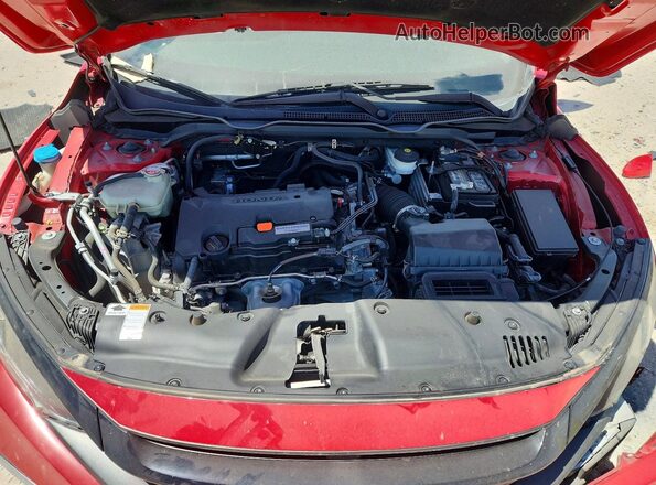2HGFC2F65MH553318 2021 HONDA CIVIC Красный Вид задней части салона