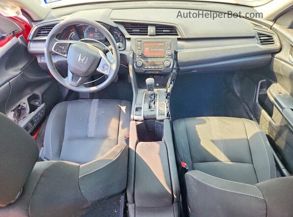 2HGFC2F65MH553318 2021 HONDA CIVIC Красный Вид панели приборов