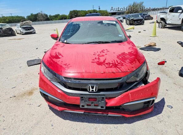 2HGFC2F65MH553318 2021 HONDA CIVIC Красный Вид спереди