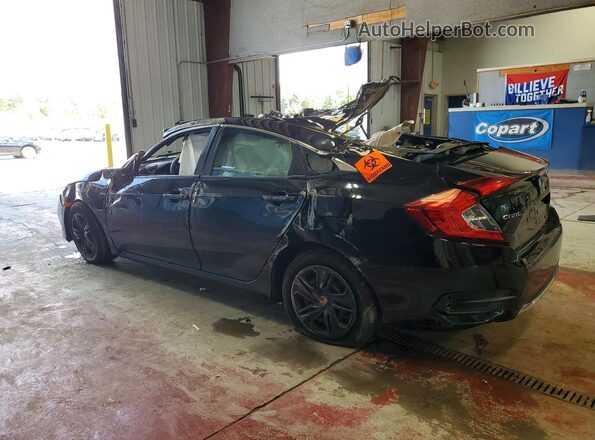 2HGFC2F66KH546441 2019 HONDA CIVIC Black Trasero izquierdo