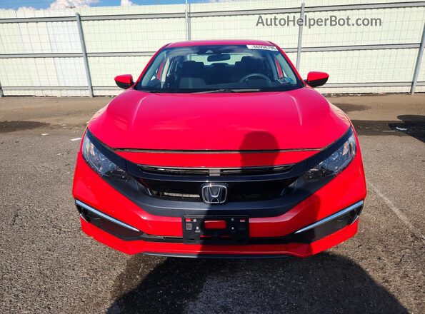 2HGFC2F66MH527603 2021 HONDA CIVIC Red Front view