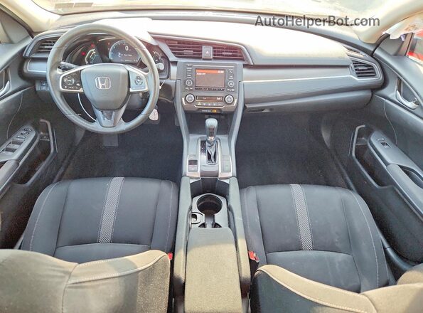 2HGFC2F66MH527603 2021 HONDA CIVIC Red Dashboard view