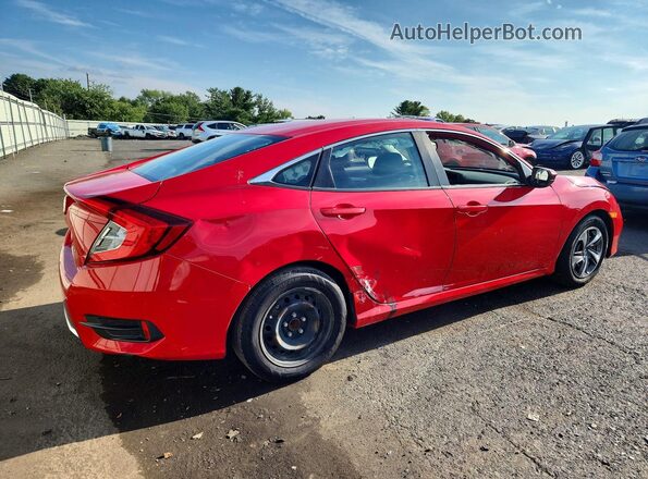 2HGFC2F66MH527603 2021 HONDA CIVIC Red Rear right