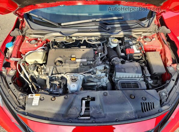 2HGFC2F66MH527603 2021 HONDA CIVIC Red Rear interior view