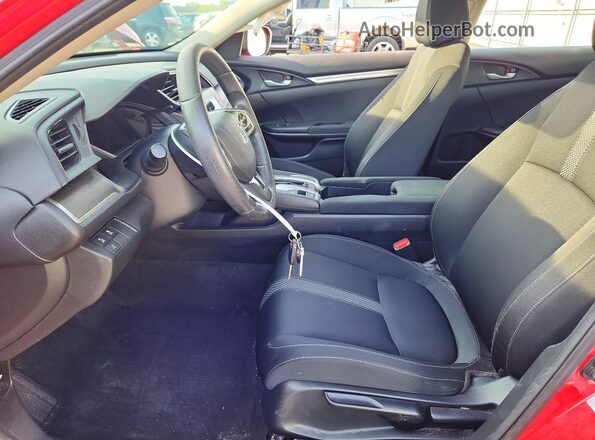 2HGFC2F66MH527603 2021 HONDA CIVIC Red Front interior view