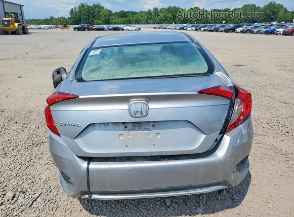 2HGFC2F66MH529187 2021 HONDA CIVIC Серебряный Вид сзади