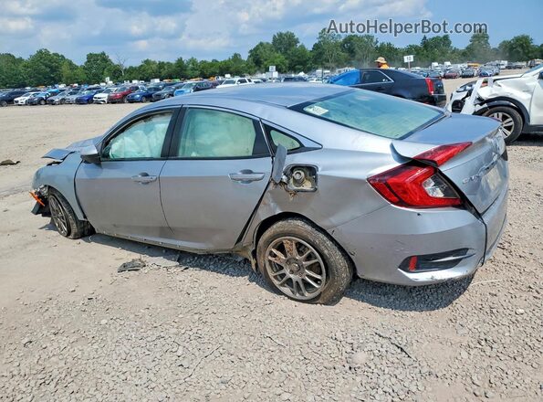2HGFC2F66MH529187 2021 HONDA CIVIC Серебряный Задняя левая четверть
