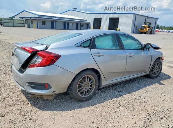 2HGFC2F66MH529187 2021 HONDA CIVIC Серебряный Задняя правая четверть